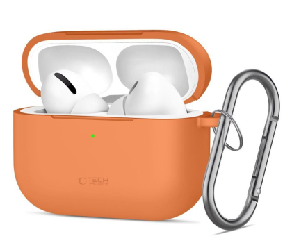 Pozostałe TECH-PROTECT Silicone Hook Do Apple Airpods Pro 3 Cosmic Orange 5906302334391